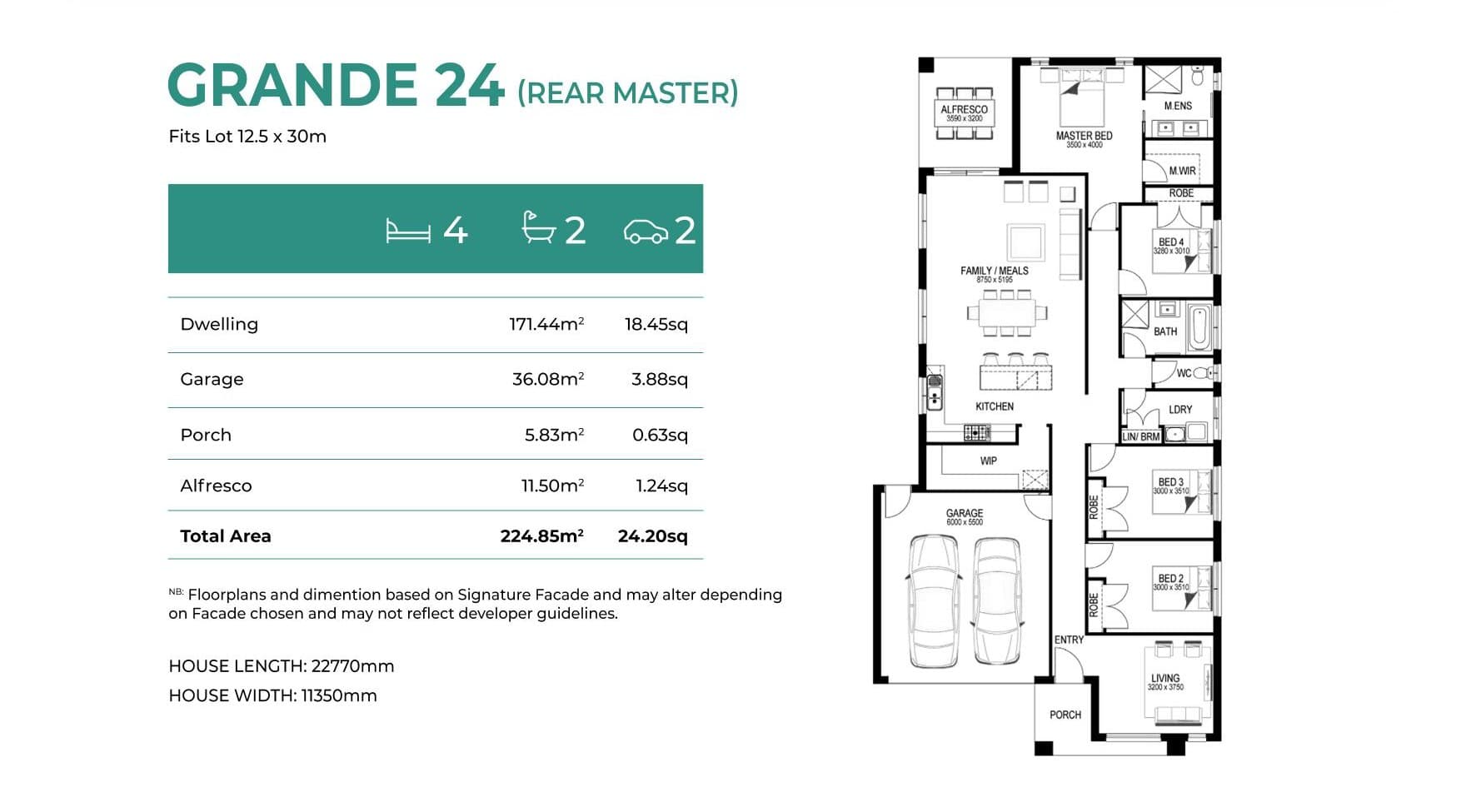 Grande 24 elevation
