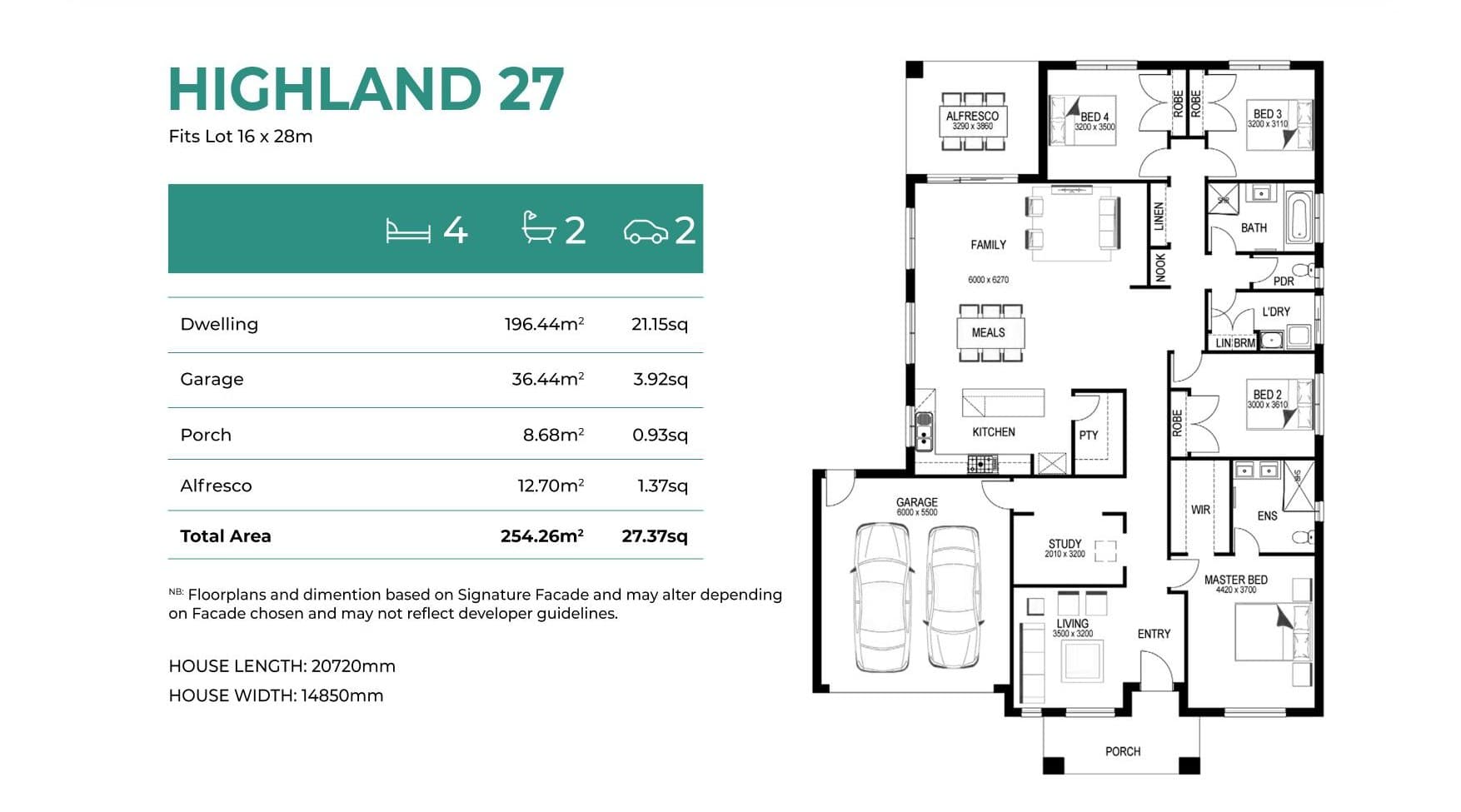 Highland 27 elevation
