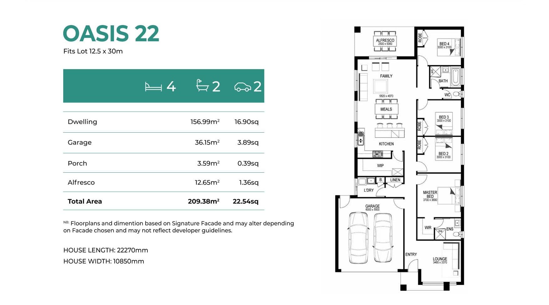 Oasis 22 elevation