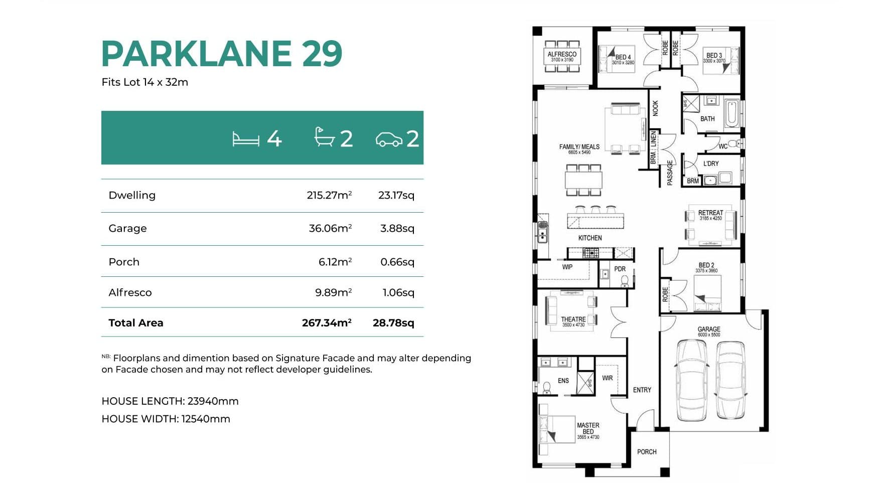 Parklane 29 elevation