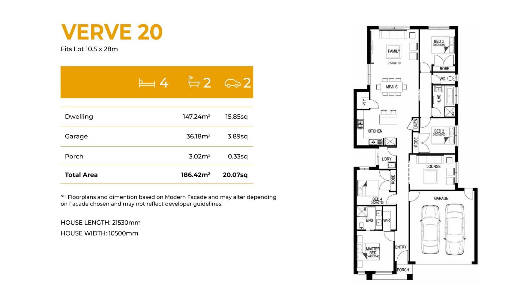 Verve 20 elevation
